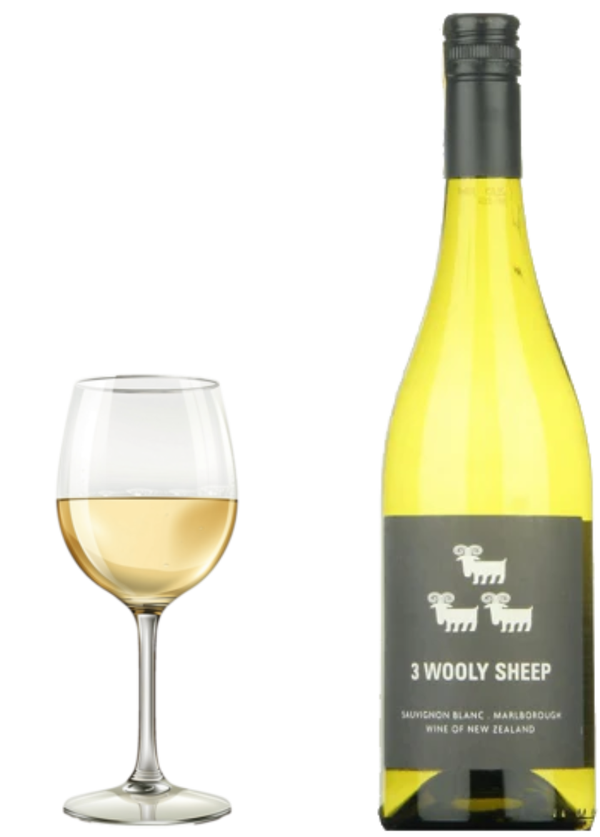 3 Wooly Sheep Sauvignon Blanc