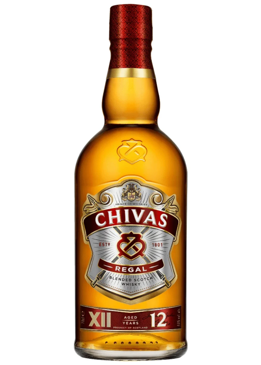 Chivas Regal 12 Year Old Blended Scotch Whisky