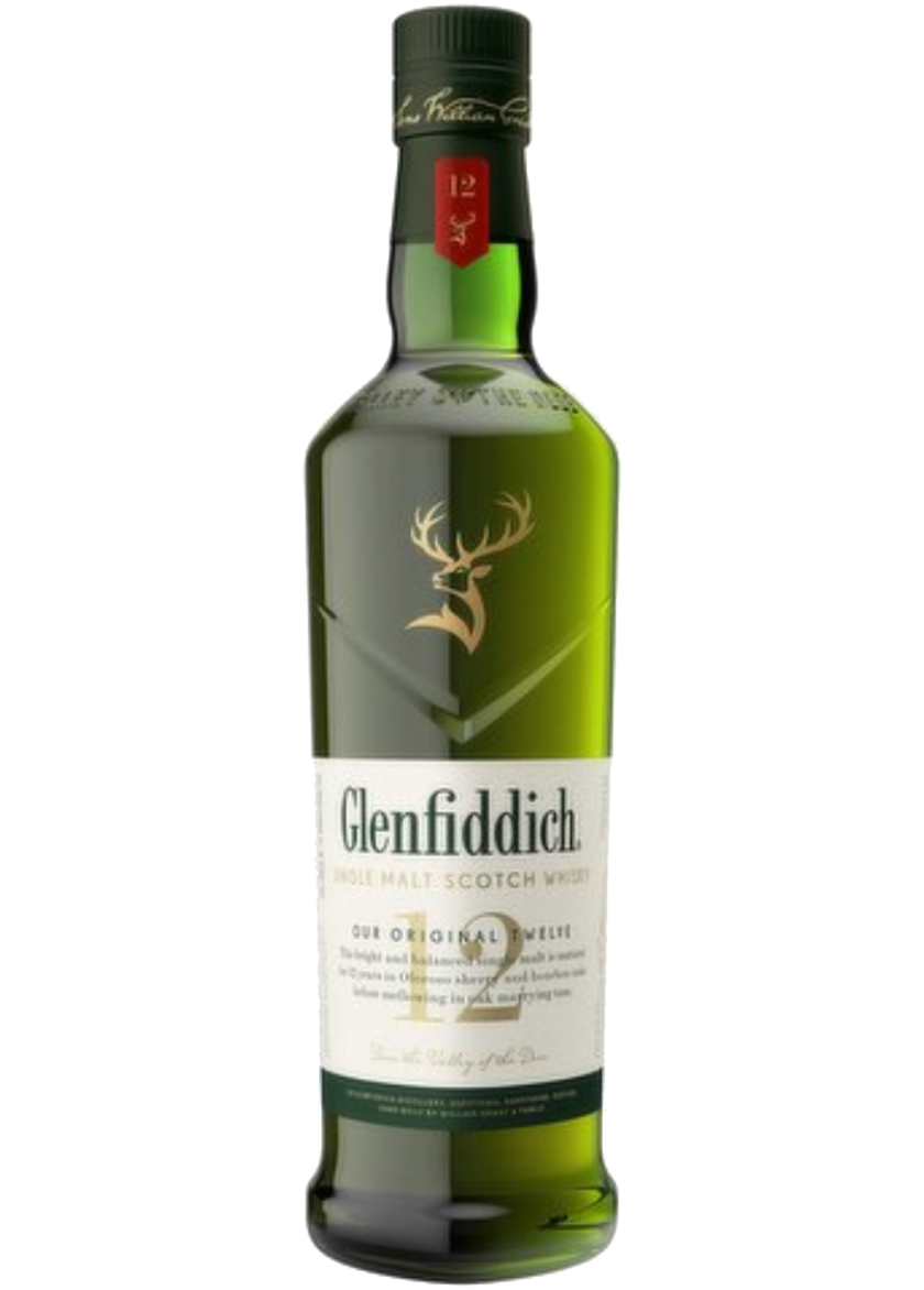 Glenfiddich 12 Year Old Single Malt Scotch Whisky