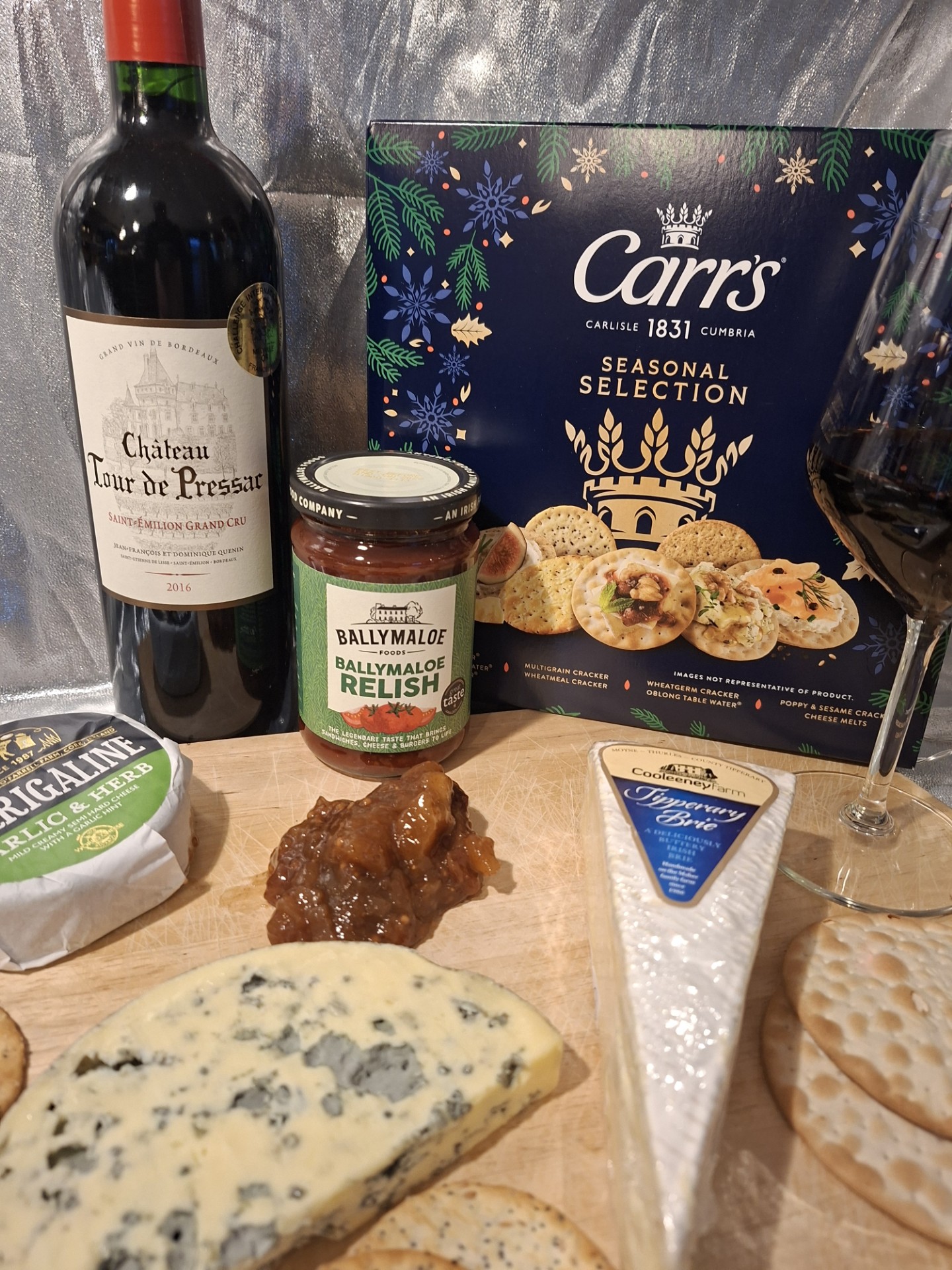Premium Bordeaux & Cheese Selection