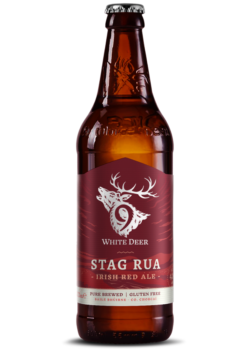 9 White Deer Stag Rua Red Ale